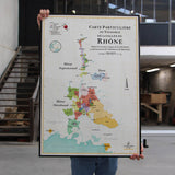 The Rhone Valley Wine Map